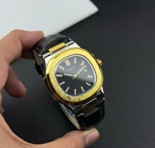 Patek Philippe – Leather Strap | Black